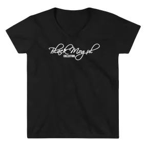 Black Mogul Collection Women's Casual V-Neck Shirt