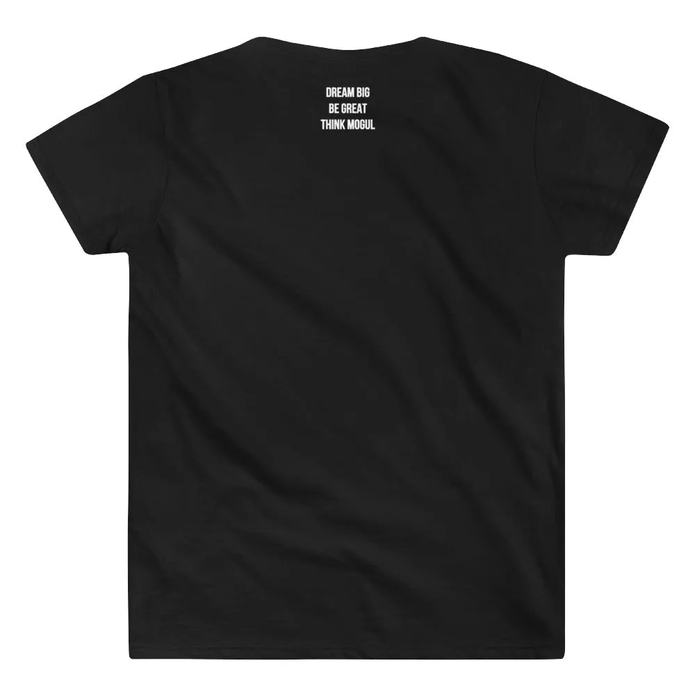 Black Mogul Collection Women's Casual V-Neck Shirt