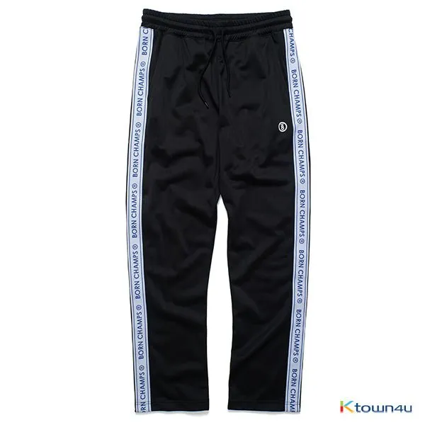 [BORNCHAMPS] BC LOGO TRACK PANTS_BLACK