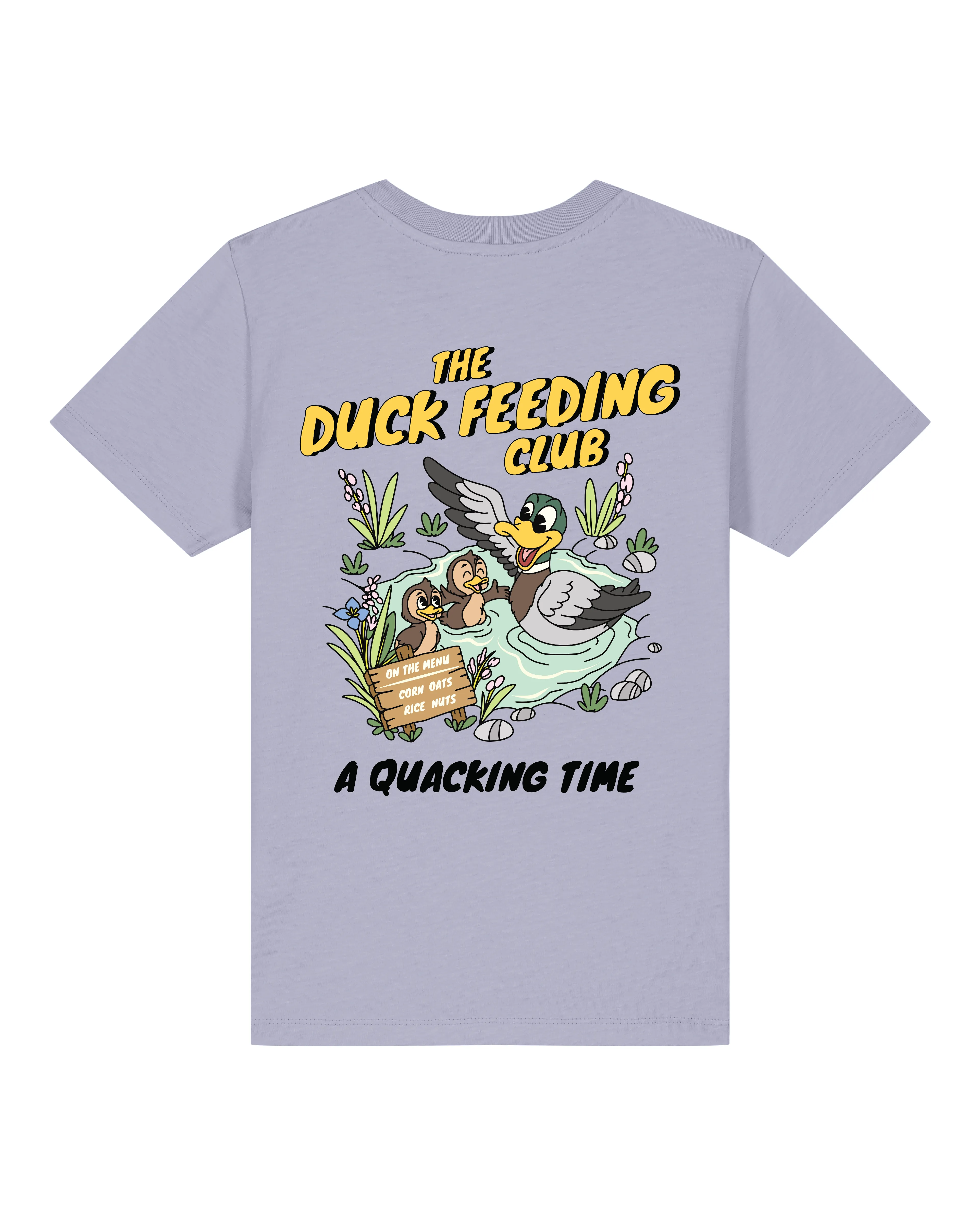 Duck feeding adults t-shirt