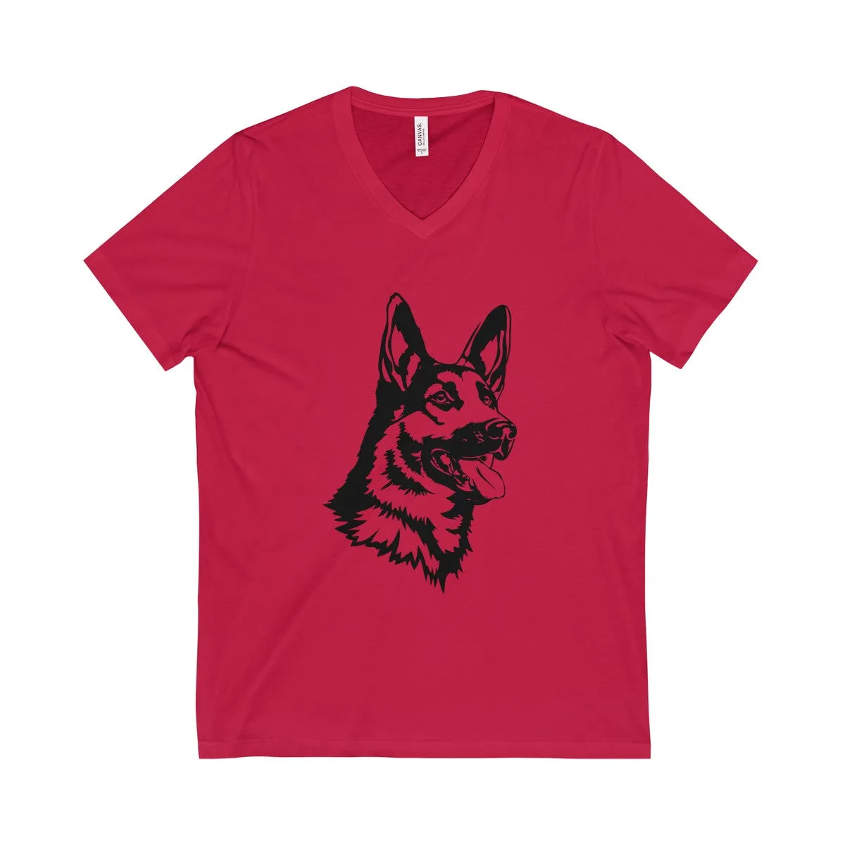 German Shepherd V-Neck Tee