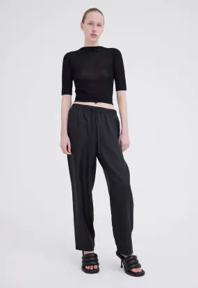 Jac   Jack Yuki Silk Pant - Black