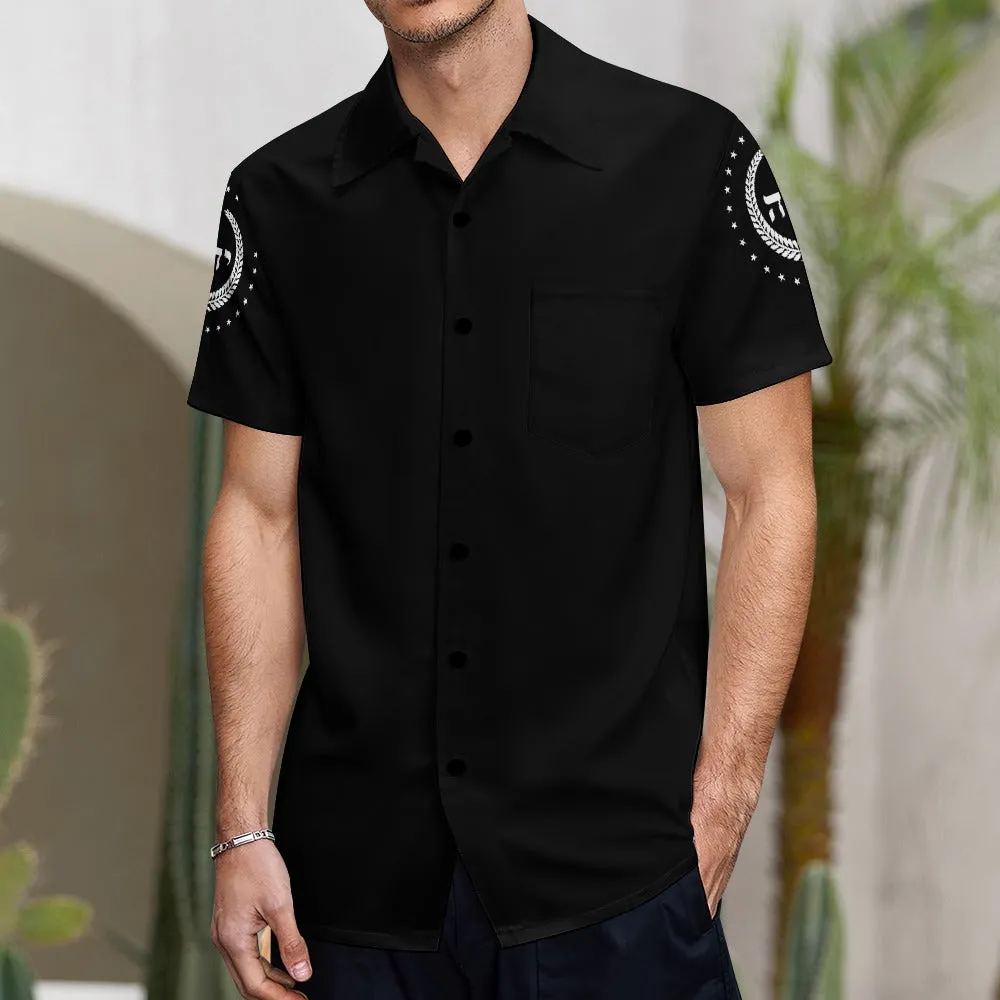 King YAHWEH Dove Button-Up (Men's Short Sleeve Shirt)