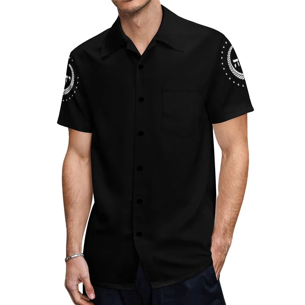 King YAHWEH Dove Button-Up (Men's Short Sleeve Shirt)