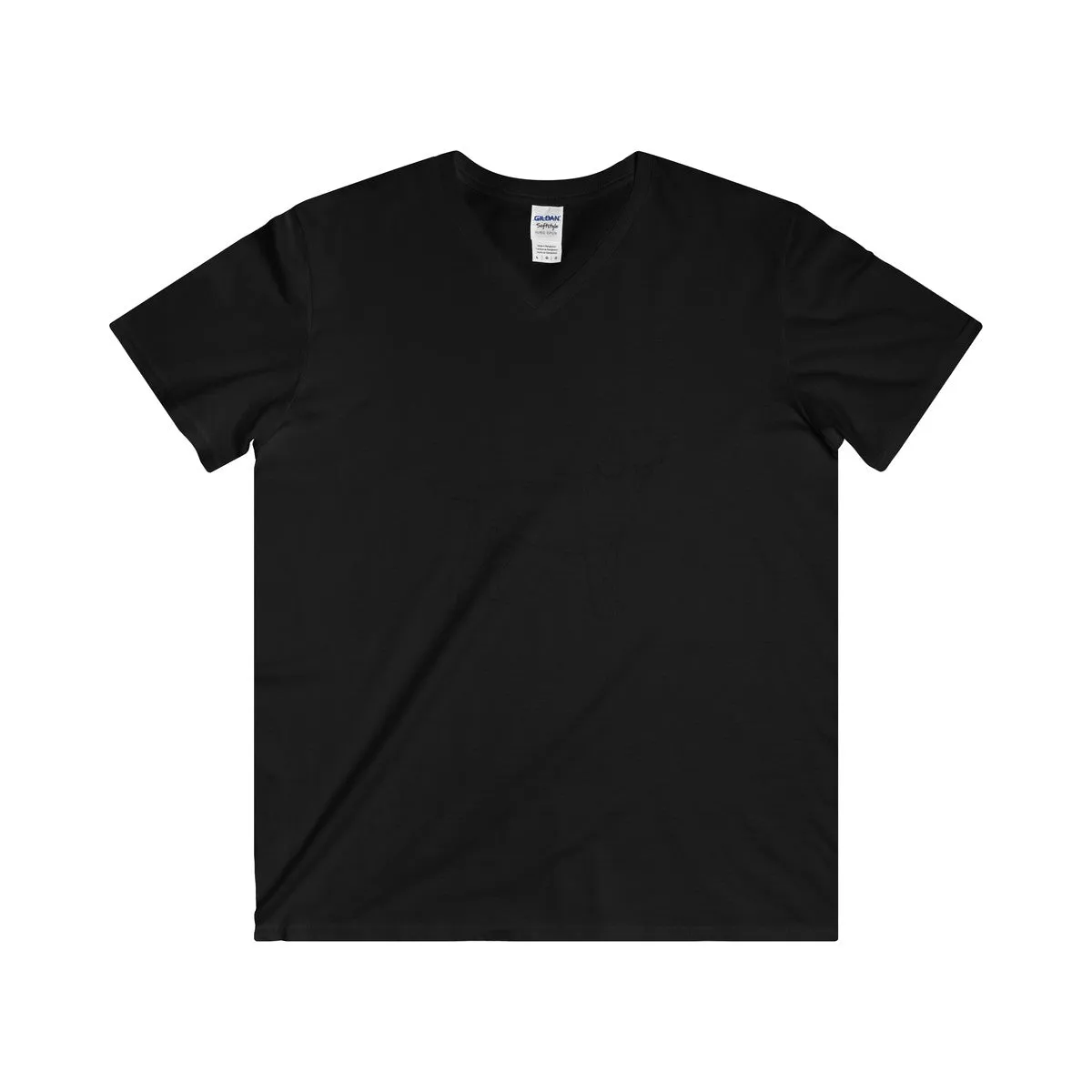 Labrador Retriever V-Neck T-Shirt, Men's Fitted V-Neck Short Sleeve Tee