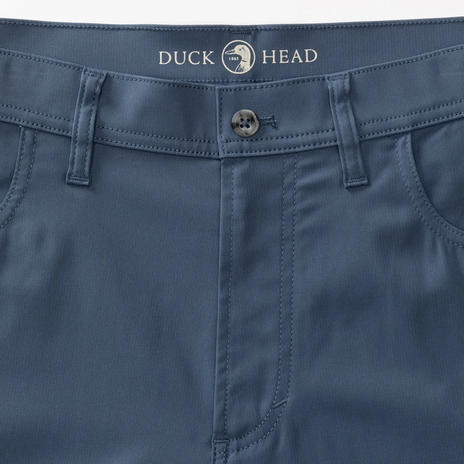 Long Drive Performance Five-Pocket - Indigo Blue