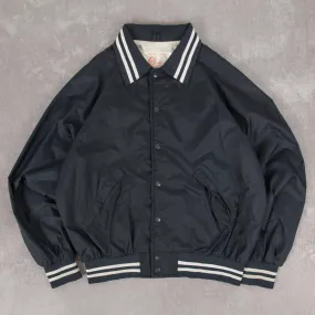 MEN'S VINTAGE 1980S COLLARED NYLON BOMBER JACKET - MEDIUM