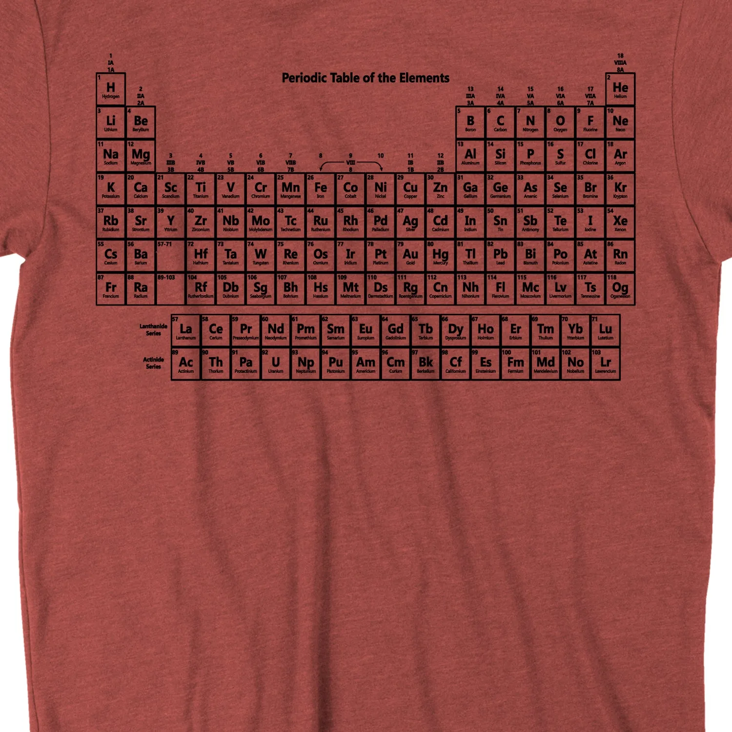 Periodic Table Unisex T-Shirt