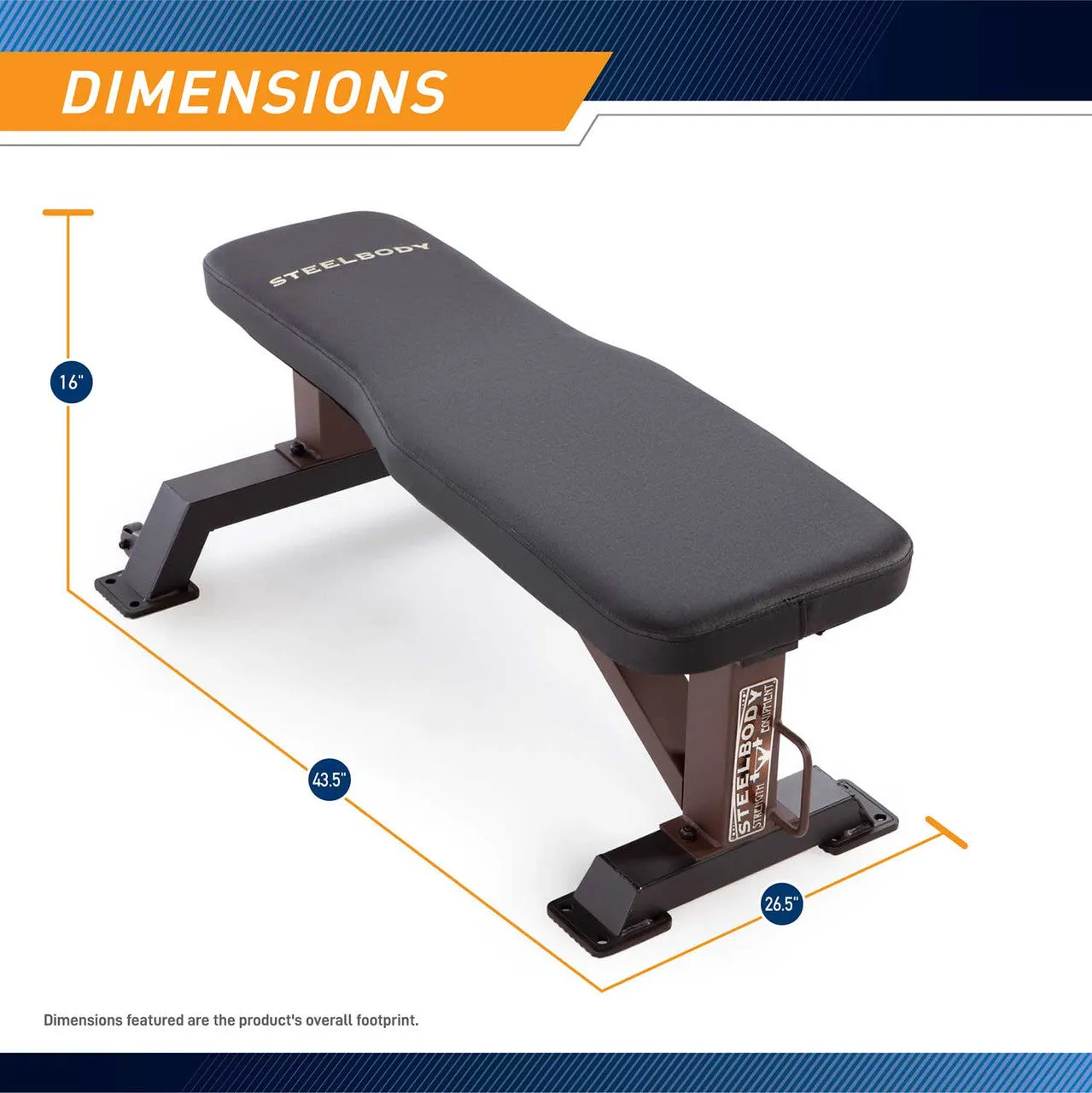 SteelBody Flat Bench | STB-10101