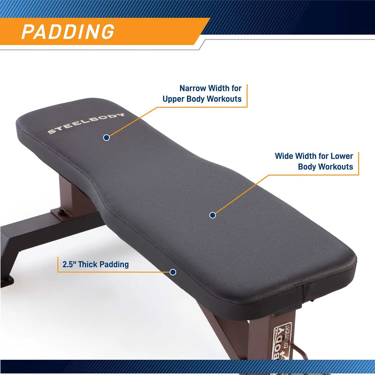 SteelBody Flat Bench | STB-10101