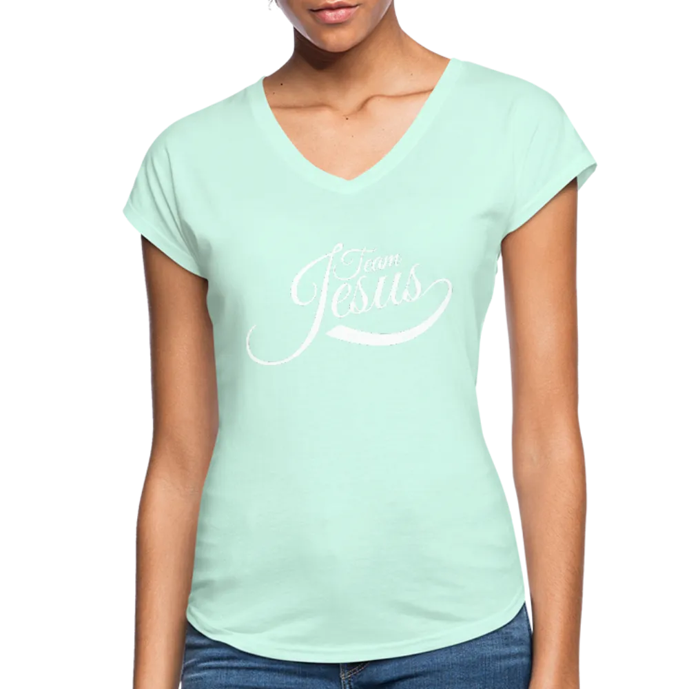 Team Jesus V-Neck T-Shirt