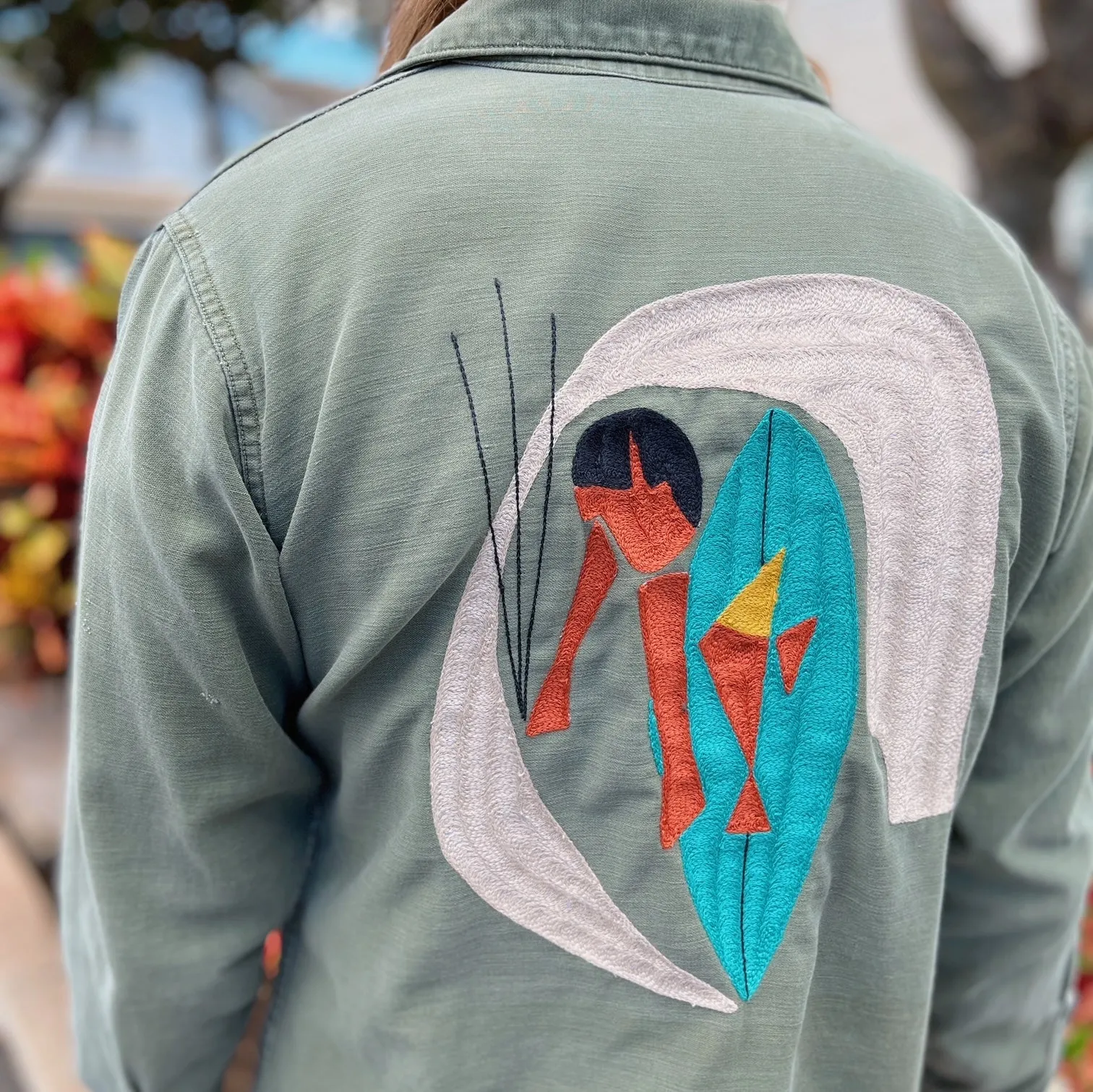 Tropical Barrel - Vintage Chain Stitch Jacket